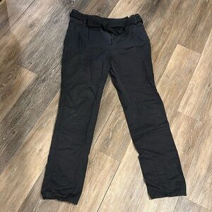 H & M Size 8 Black trousers with belt